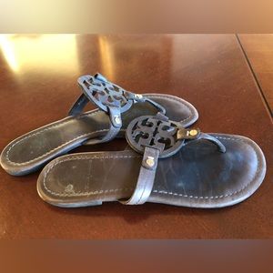 Tory Burch Miller sandals. Used, see photos for condition. Size 8M.